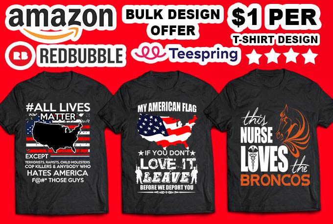 I will do creative typography and custom t-shirt desi...