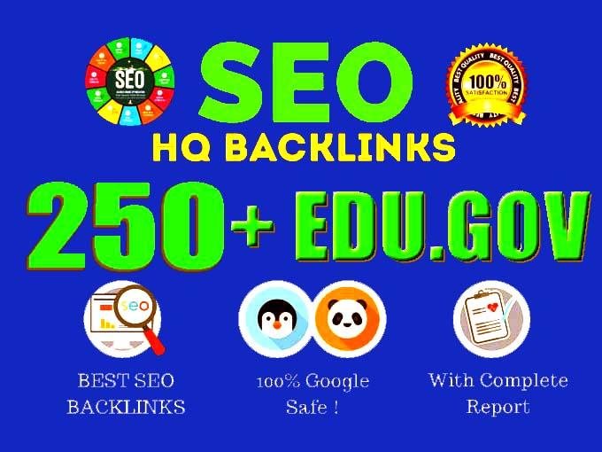 I Will Do 250+ HQ Edu. Gov Backlinks Manually For Web...