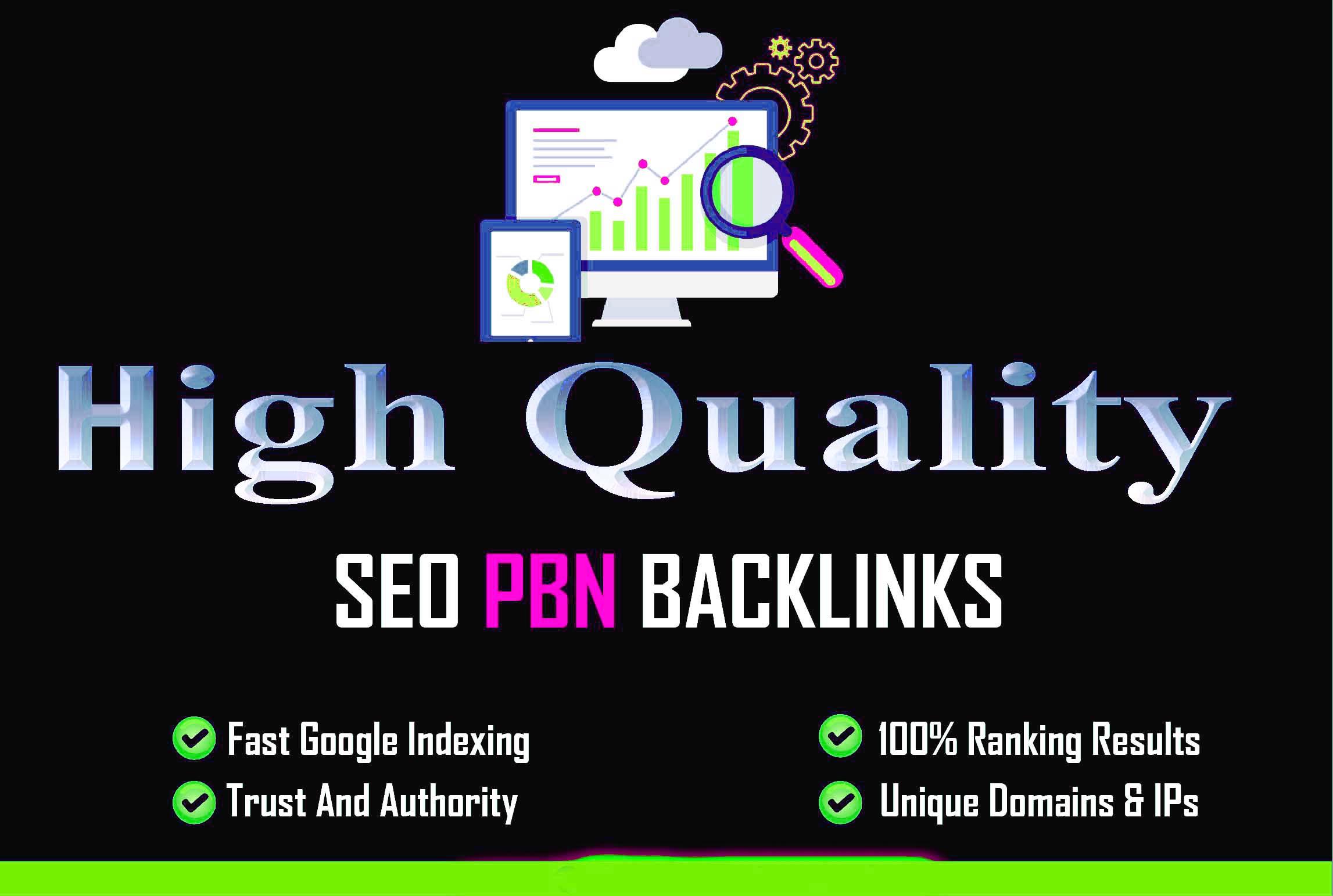 I will build 300 premium pbn SEO backlinks, for your...