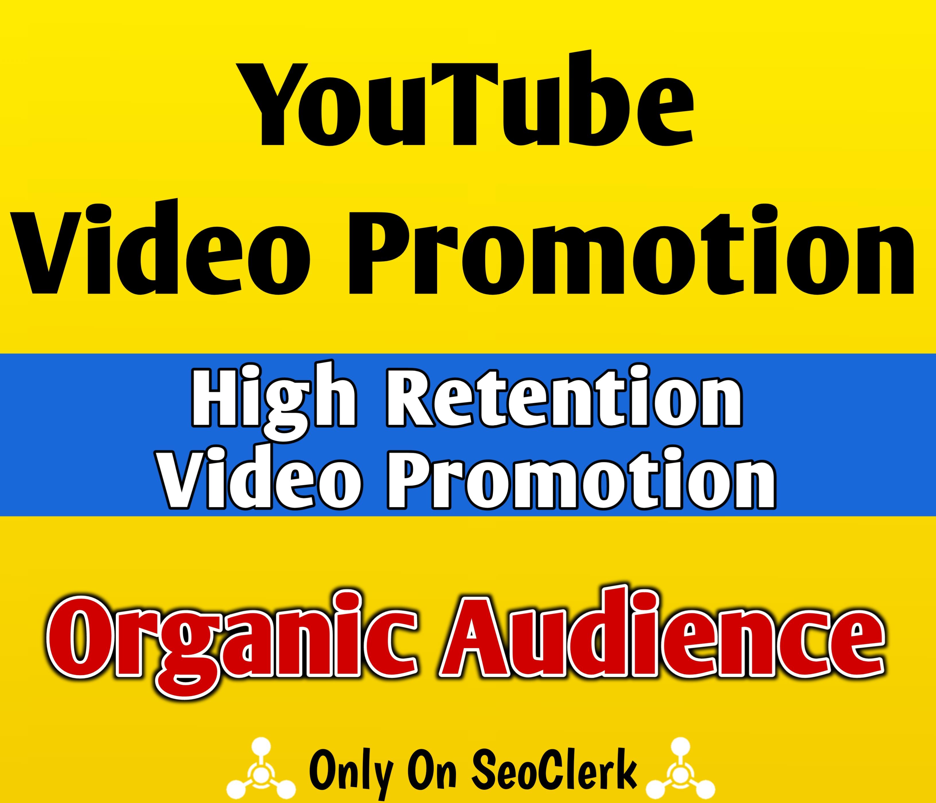 YouTube Video Promotion Via Organic Social Audience