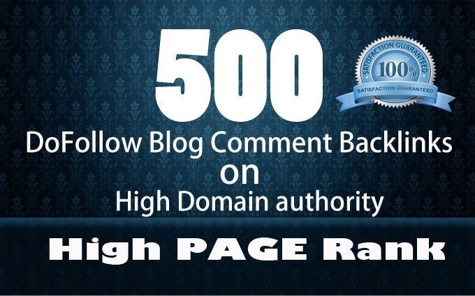 create 500 high da authorithy backlinks manually seo ...
