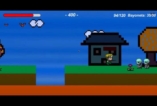 Develop a mini video game for you ESP