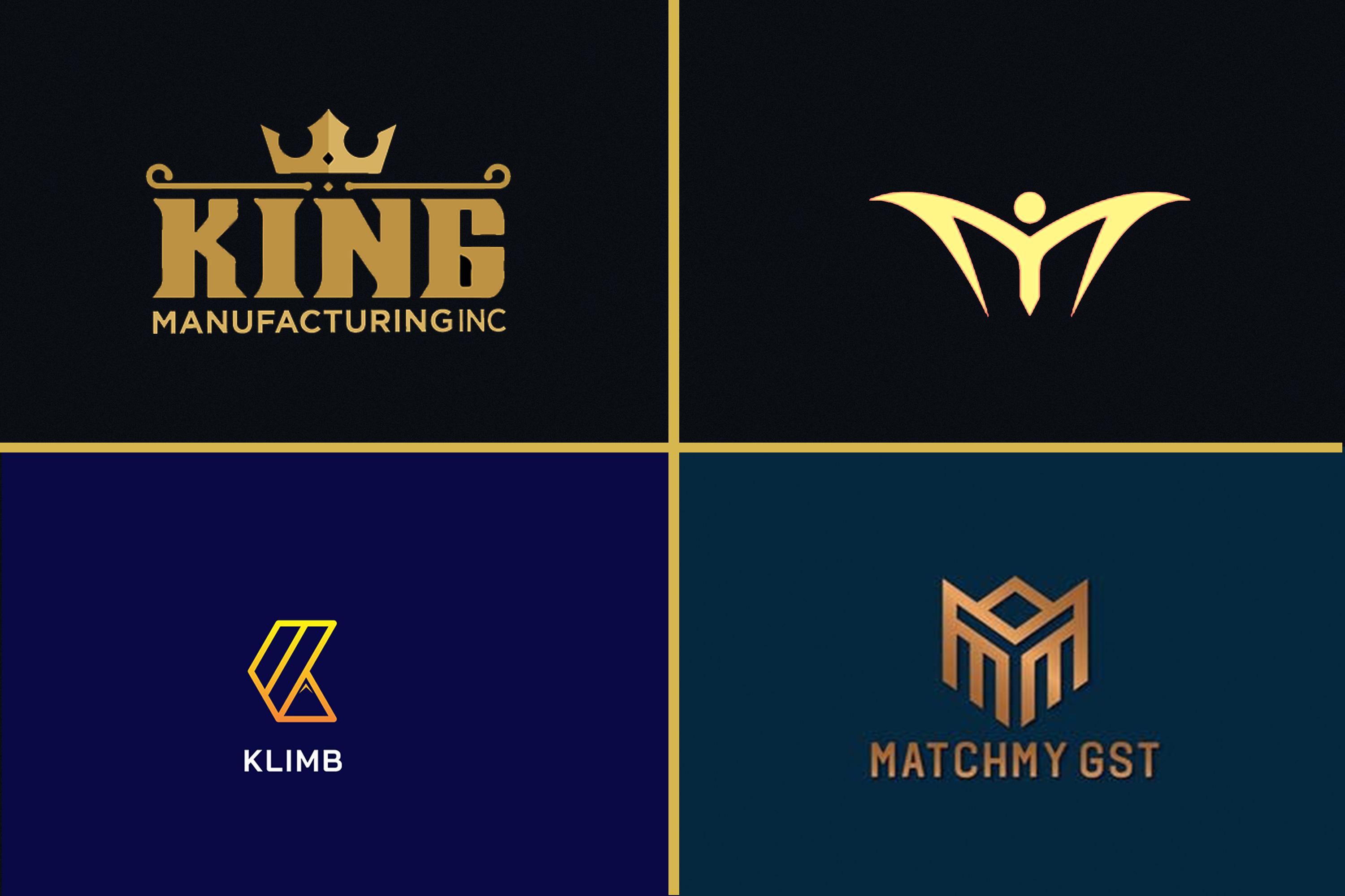 I will do modern minimalist luxury logo design