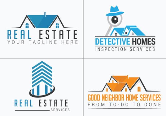 I will design real estate construction property logo