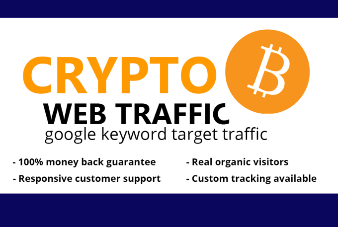 I will send 15k organic crypto traffic, visitors