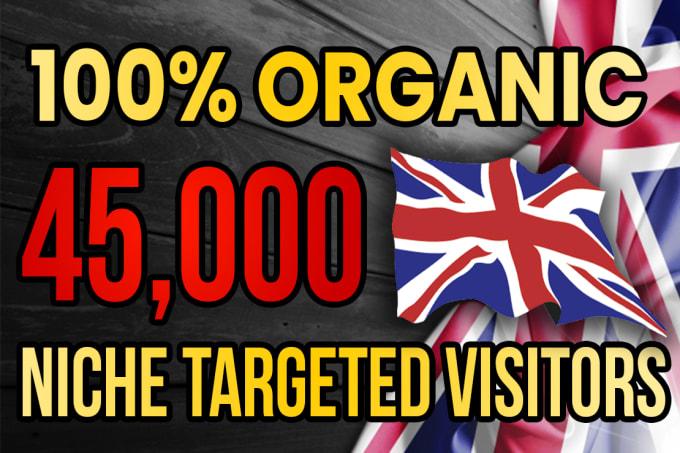 I will drive real UK targeted web traffic 20K VISITOR...