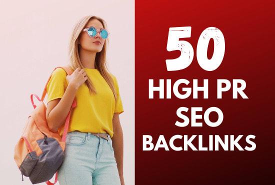50 high PR dofollow USA seo backlinks link building