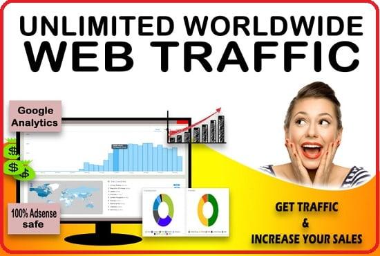 I will drive 60K web traffic to Indian, Pakistan, m...