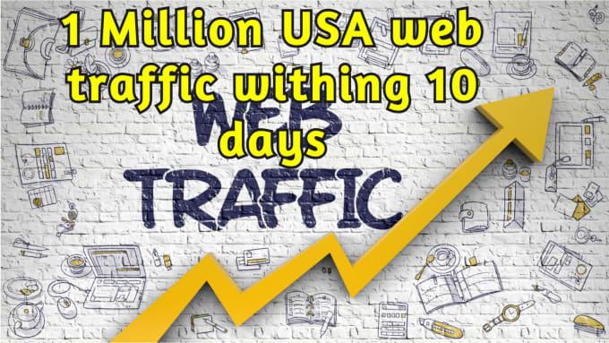 1 Million USA Keyword Targeted/Social Media Traffic T...