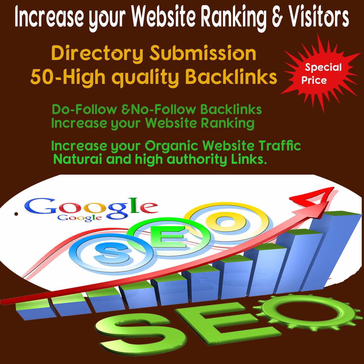 I will create 50 high Authority Backlinks for your We...