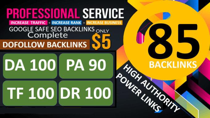 MANUALLY Do 85 UNIQUE PR9 SEO BackIinks On DA100-60 s...