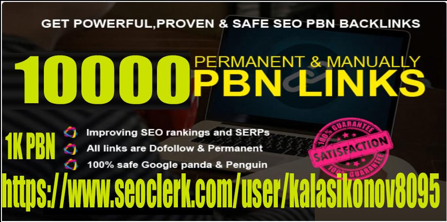 Get 10000+ powerful and safe PBN Backlink HIgh DA/PA ...