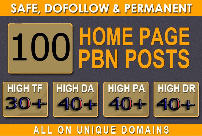 Get Super 100+ Premium PBN BACKLINK with high DA/PA/C...