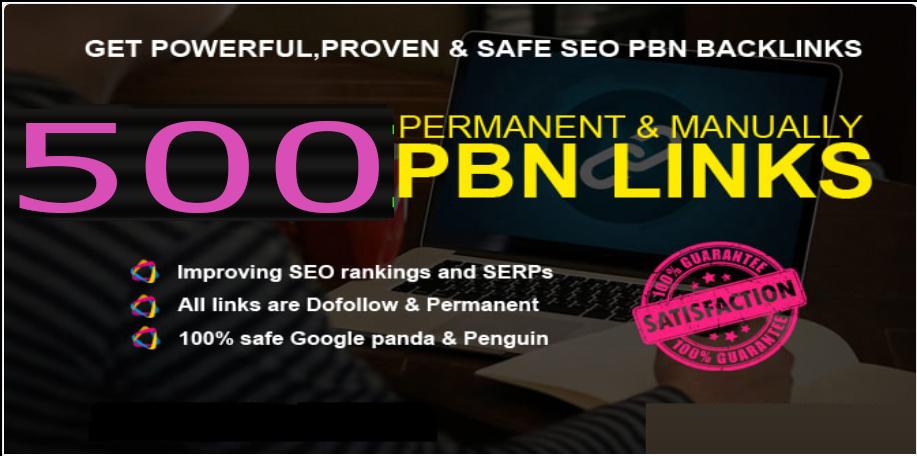 GET 500+ PREMIUM PBN BAcklink with high DA/PA/CF/TF i...