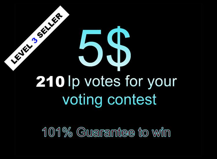 HQ Fast 210 votes for your online voting contest
