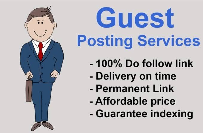 I will do guest post on High DA niche related website...