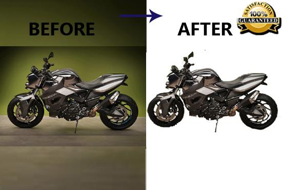 I will do remove background of the 10 vehicles