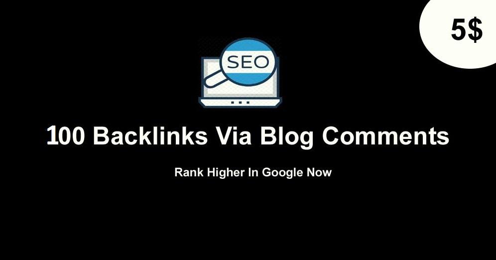 I will manually create 100 SEO backlinks blog comment...