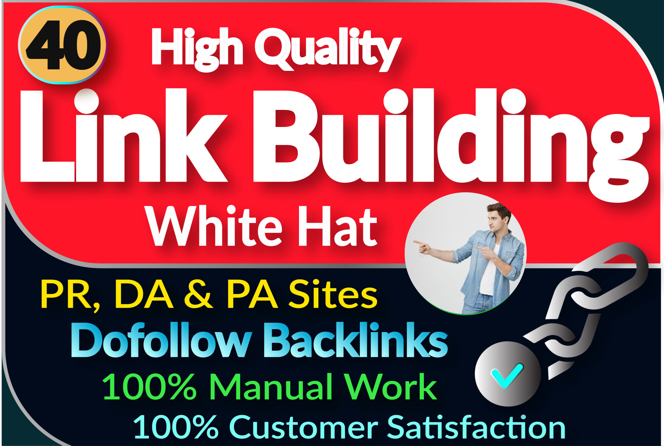 I Will Manually Create 40 High DA Backlink With Pr8-P...