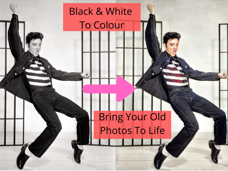 I will Bring Black & White Photos To Life - 10 Ph...