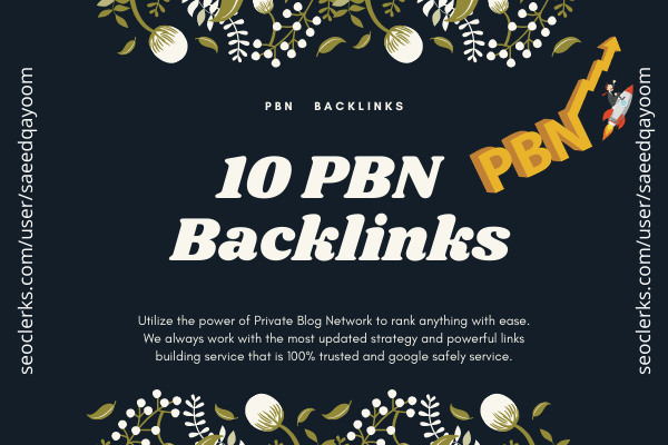 High Quality Permanent Contextual PBN Backlinks