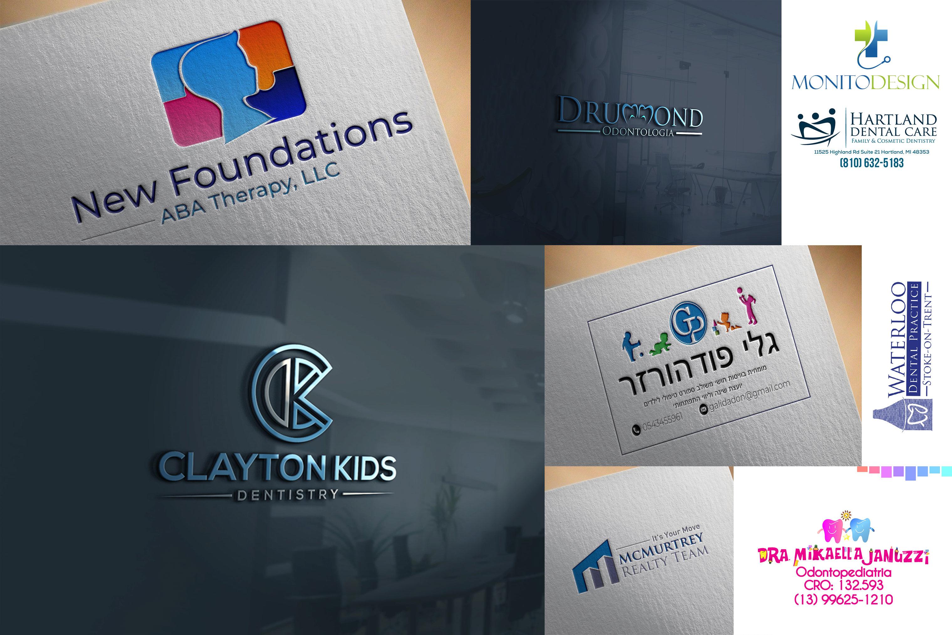 I will do a professional unique dental logo