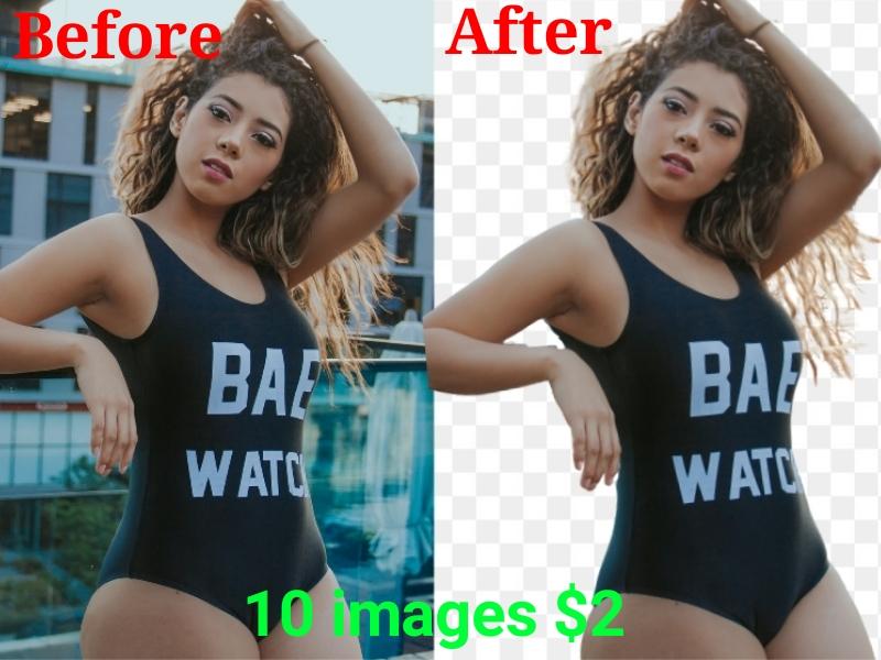 I will remove any 10 images background