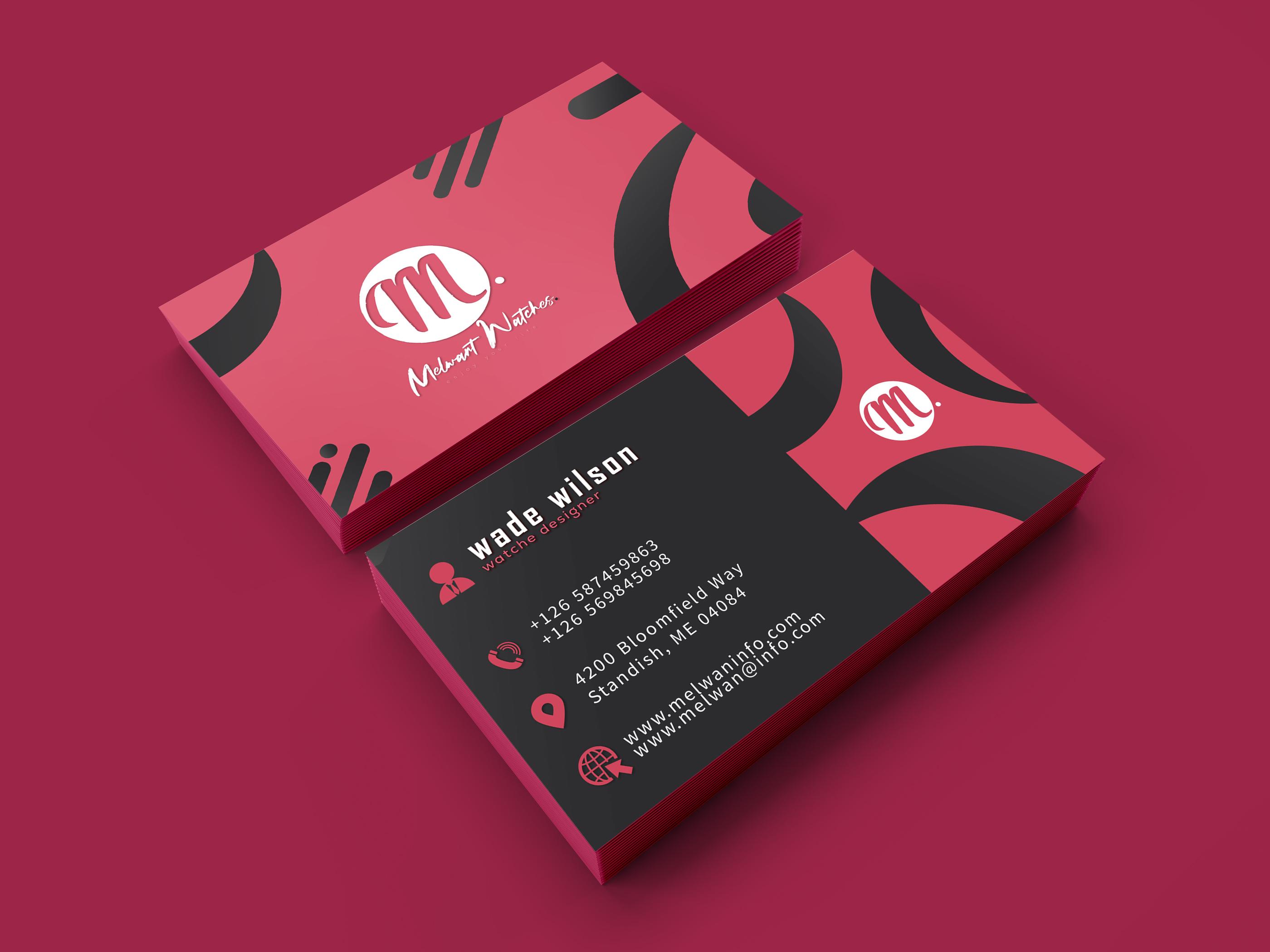 I will make a creative business card design