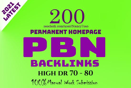 2021 latest Homepage permanent PBN dofollow backlinks