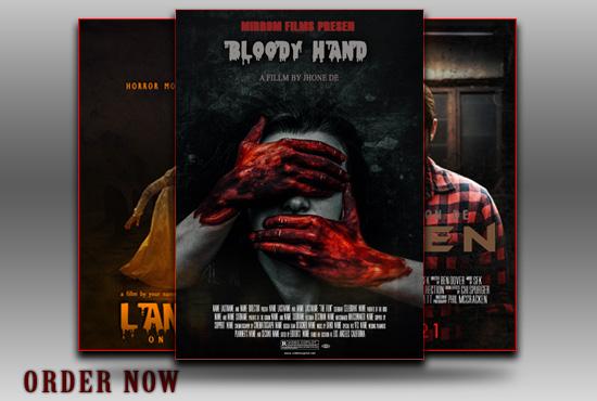 I will design professional movie poster within 12 hou...