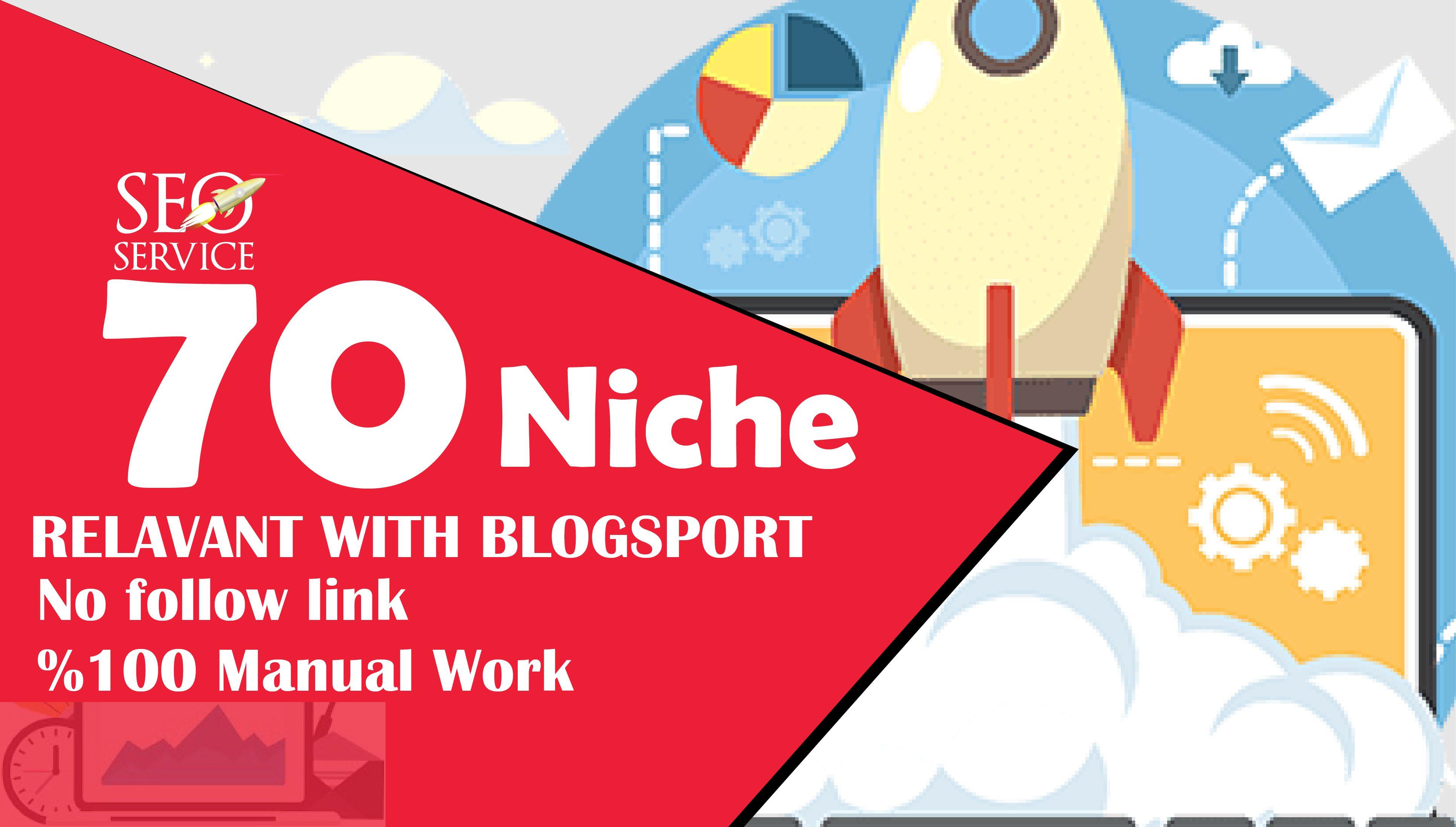 I will do 70 niche relevant nofollow blogcomment