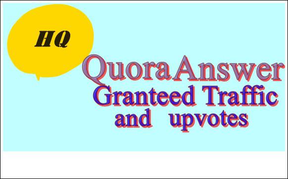 Provide Niche Relevant 25 Quora Answer for targeted t...