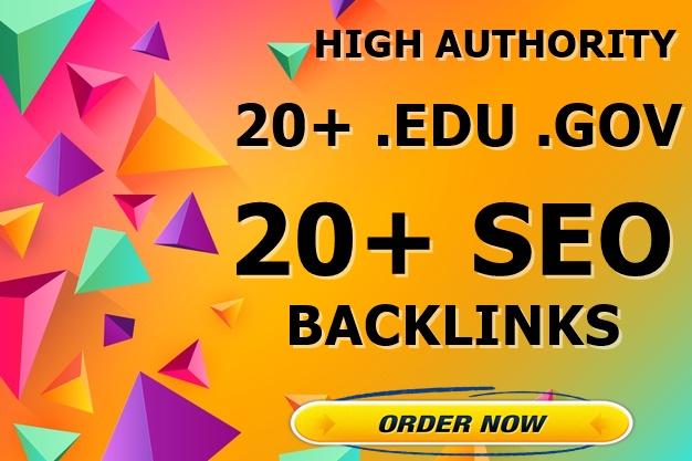 20+ EDU GOV 20+ High Authority SEO Backlinks-Top serv...