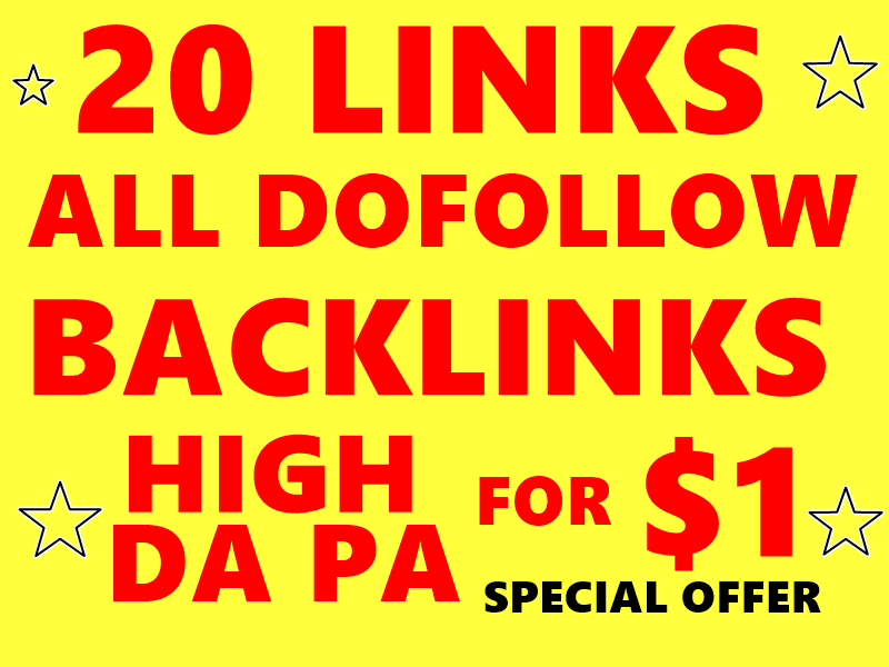 20+ High DA PA PR10 Dofollow Backlinks with DA100 sit...