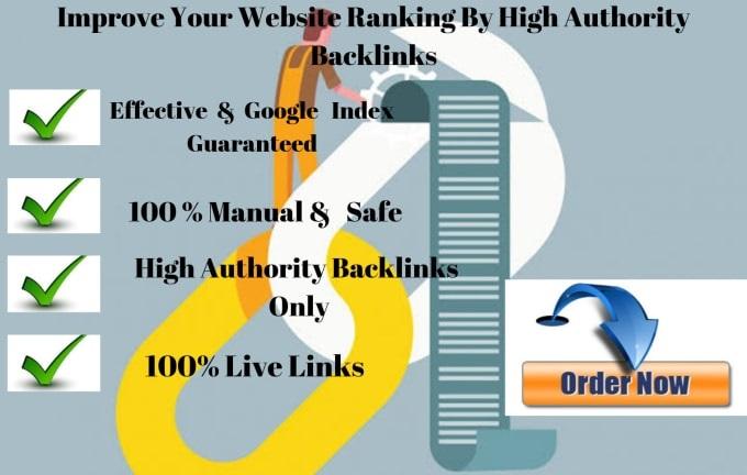 Do 1000 high Quality Backlings or Link Building withi...