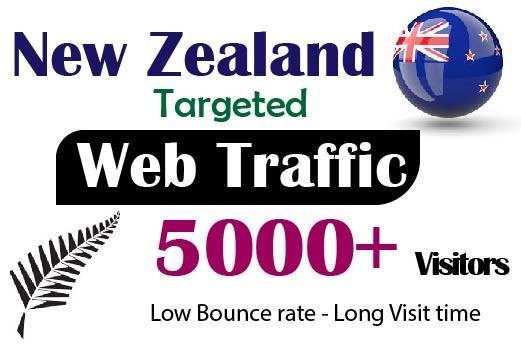 5000+ New Zealand TARGETED low bounce and long visit ...