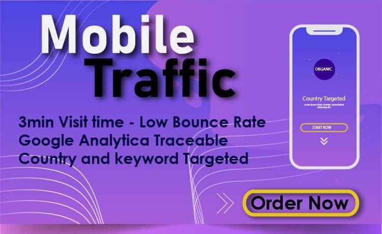5000+ Organic Country Targeted Mobile Traffic to your...