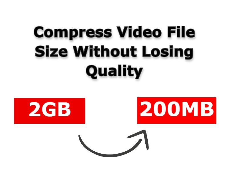 I Will compress video file size without losing qualit...