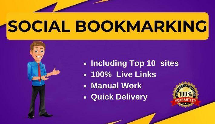 Manually 60 Social Bookmarking backlinks for website ...
