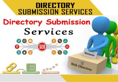 I will create 100 manually directory submission backl...