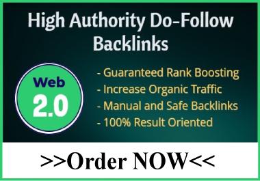 I will build manually high authority web 2.0 backlink...