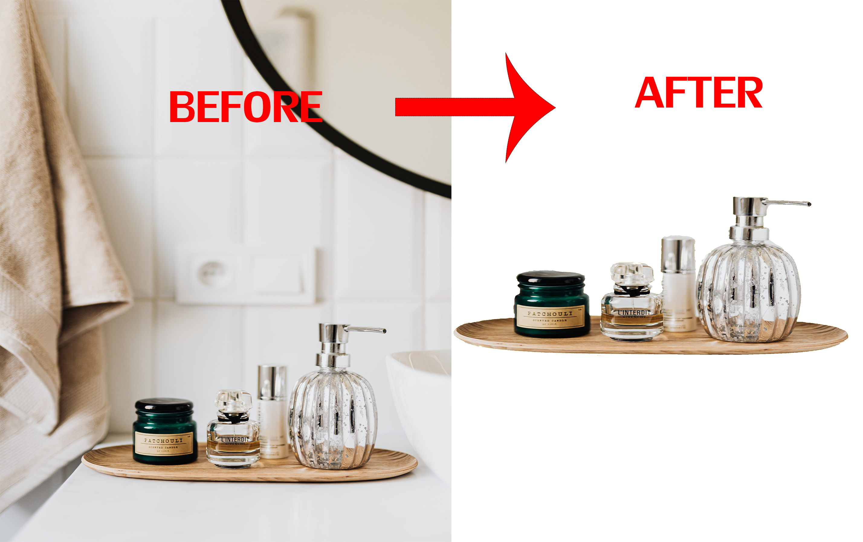Remove Background of 5 product images lass than 24hr
