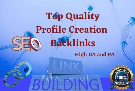 I will do 25 High Authority Social Profile Creation b...