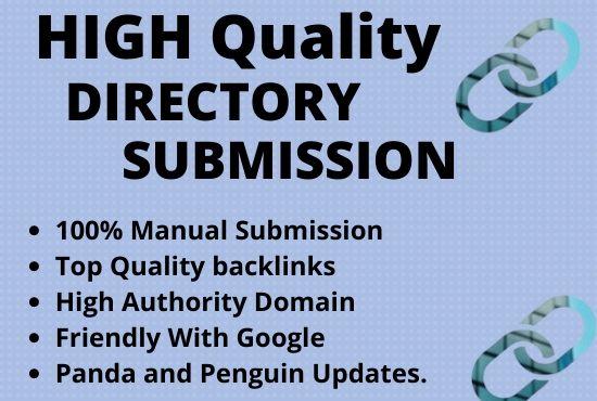I will give 50 web Directory Submission backlinks Man...