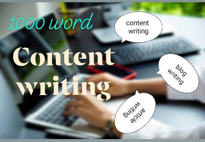 Get High Quality 1000 word seo Optimized content writ...