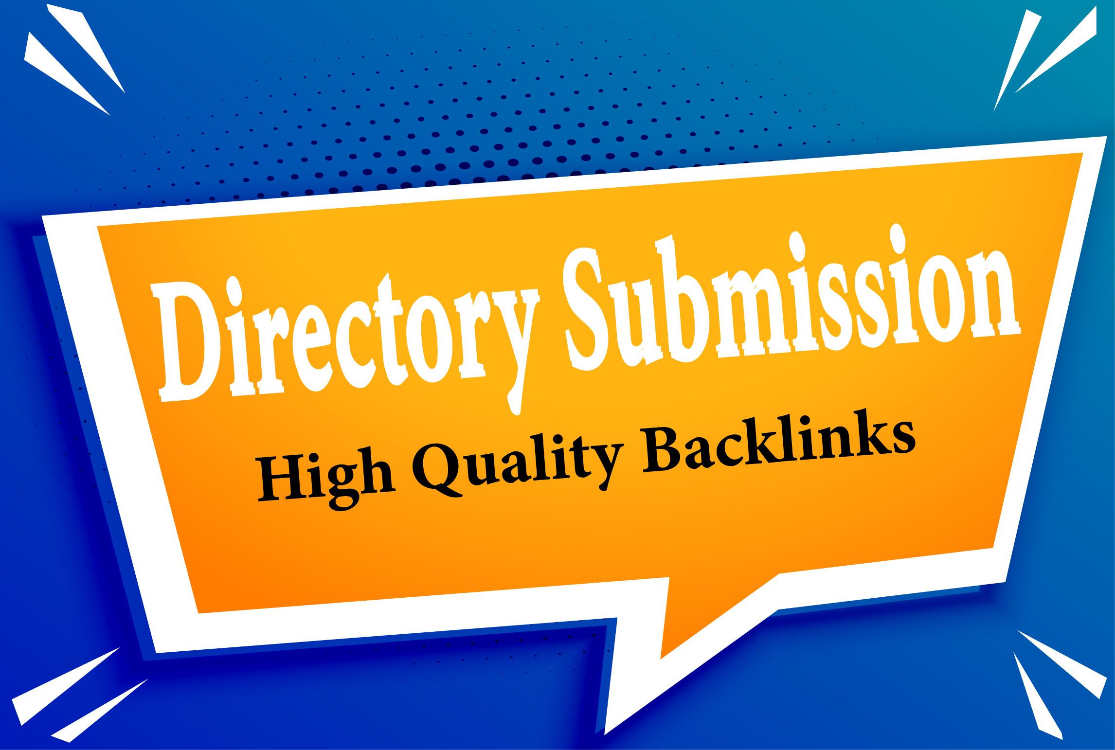 I will provide manually 50 Web High-Quality Directory...