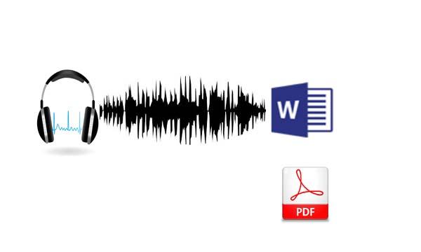 Transcribe your Audio to text and convert it to reque...