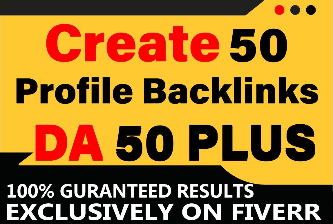 I will Create 50 High Quality PR 9 Profile Backlinks ...