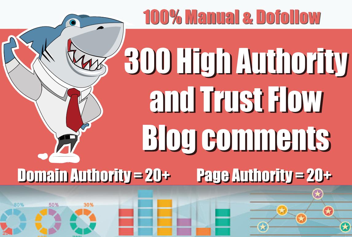 Create 300 Unique Domains Blog Comments Link Building...