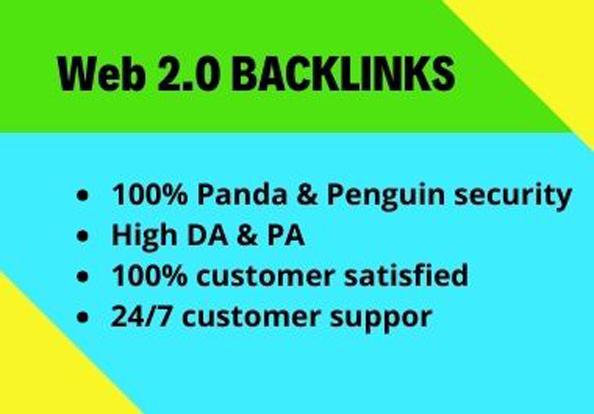 I will provide you manually 30 High Quality Web 2.0 b...